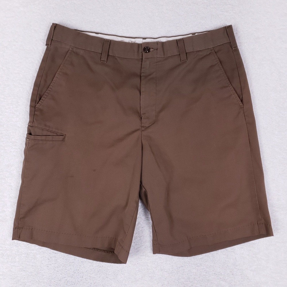 WearGuard Cargo Shorts Mens 36 Brown Work Uniform Utility Gorpcore